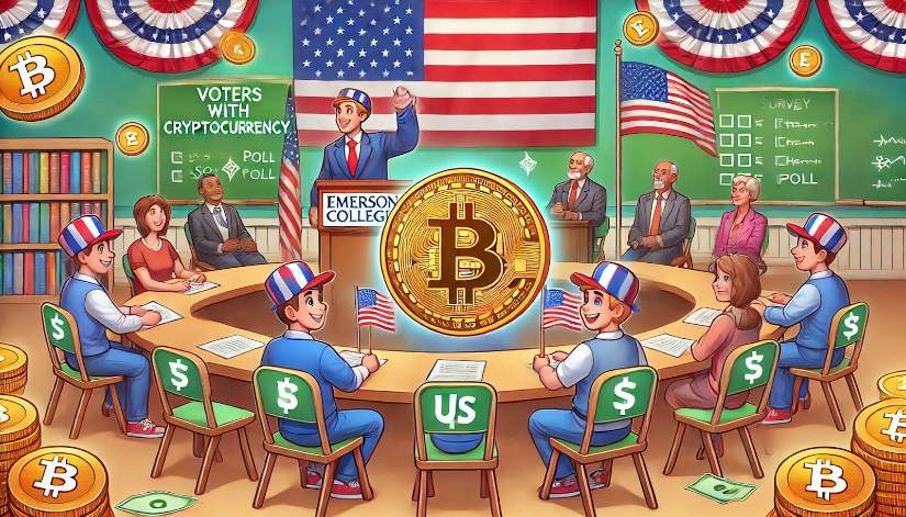 1 in 5 US Voters Engaged with Cryptocurrency, Emerson College Poll Reveals