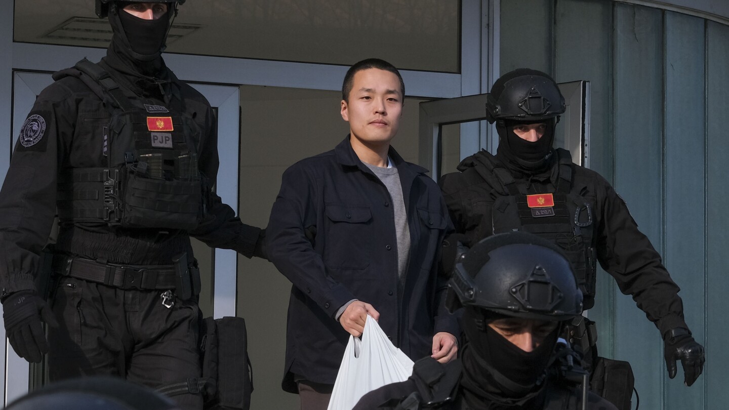 Montenegro approves the extradition of cryptocurrency mogul Do Kwon to the United States